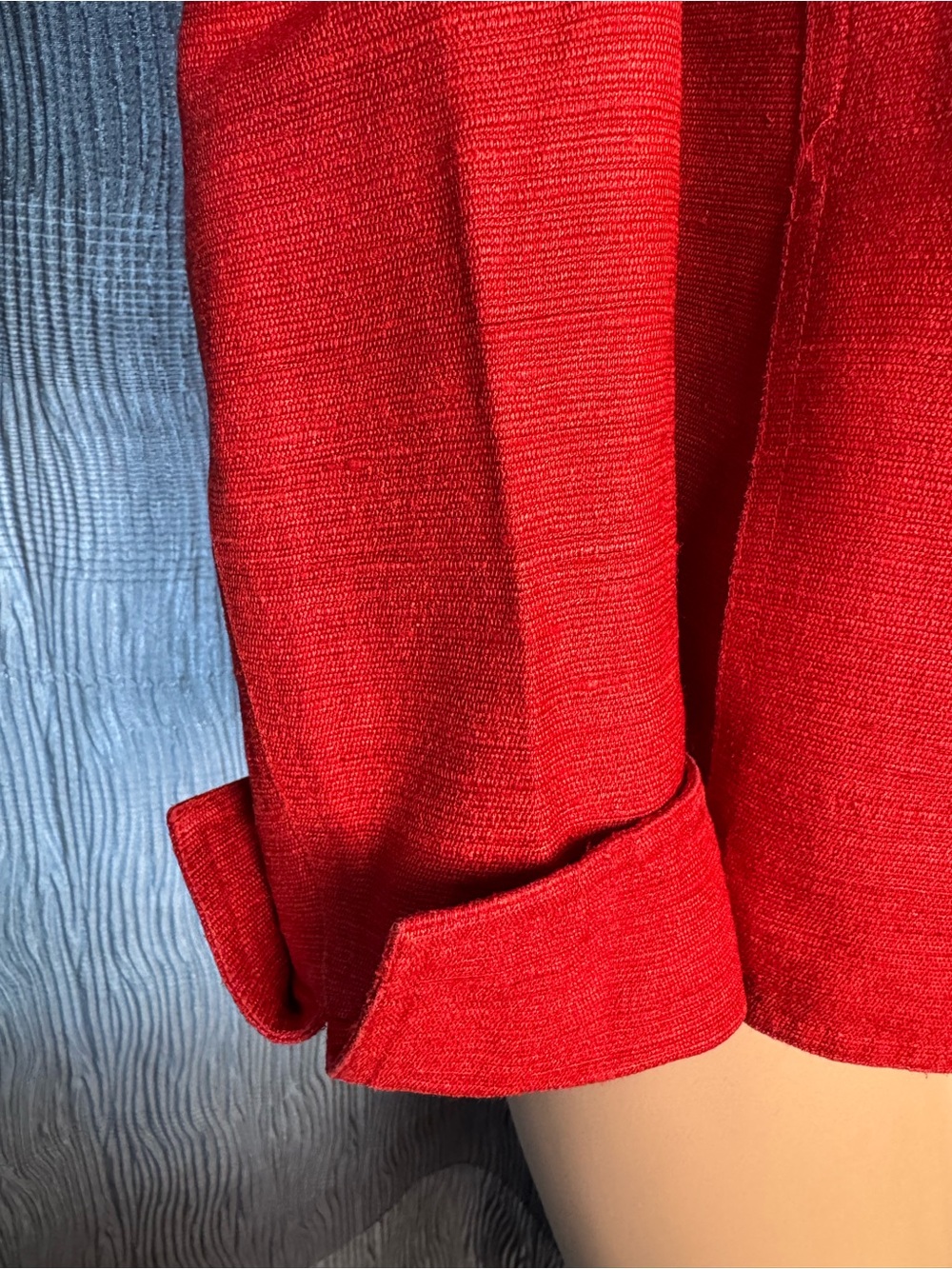 JONES NEW YORK Red Women's Tailored Blazer Jacket Size 6P - Picture 5 of 9